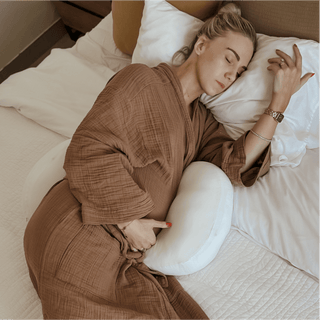 3-Piece Ergonomic Modular Maternity Pillow in Mulberry Silk